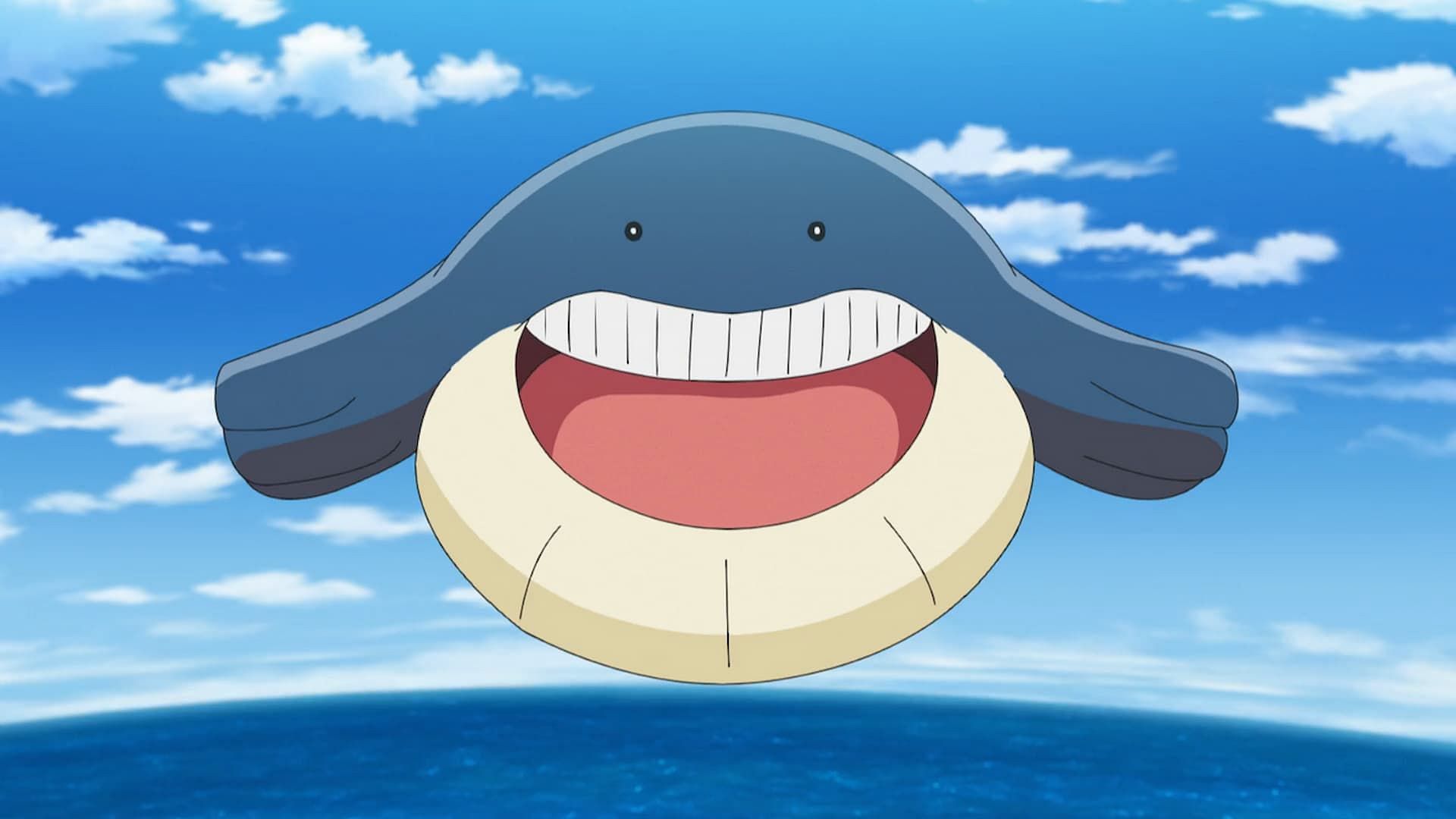 Wailmer as seen in the anime (Image via The Pokemon Company)